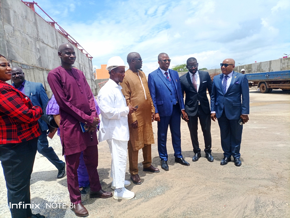 Trade Minister Visits New Jah Oil Warehouse Complex